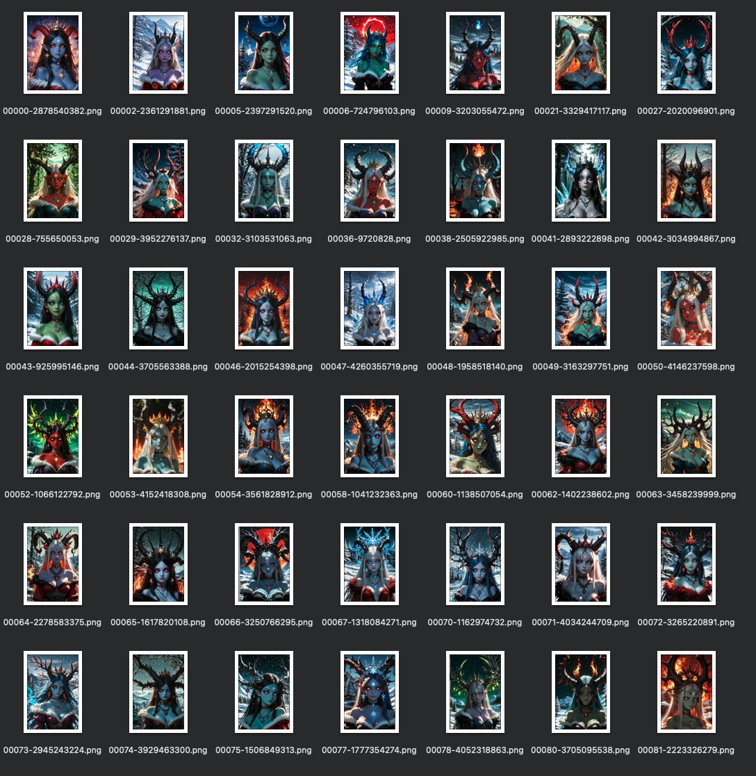 First cut — roughly half make it past the initial scroll